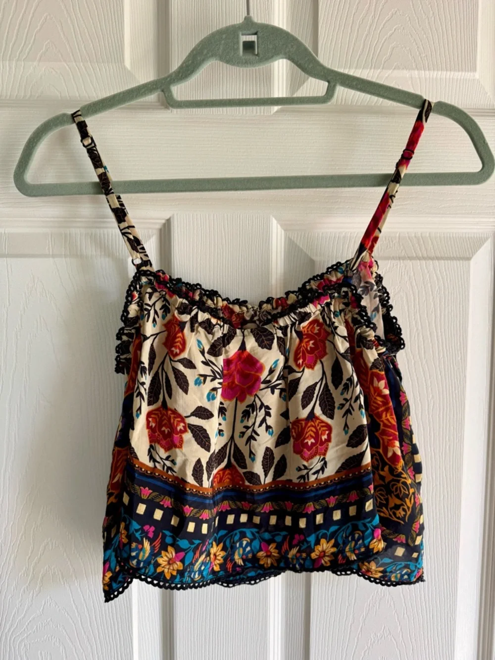 Anthropologie FARM RIO Floral Top XS - Picture 5 of 9